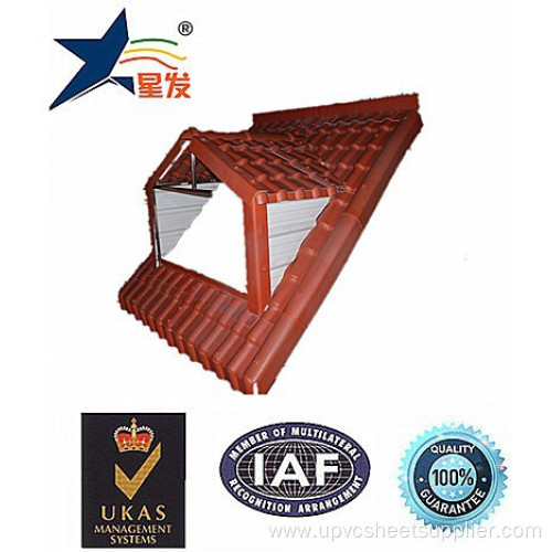 ASA UPVC Roofing Sheet For Dormer Decoration Anti-Corrosion